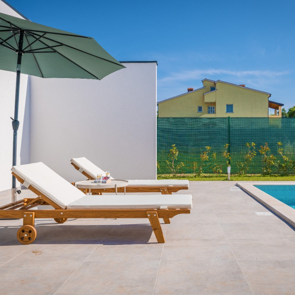 Villa Mateo, Villa Mateo mit beheiztem Pool, Valbandon, Istrien, Kroatien Valbandon