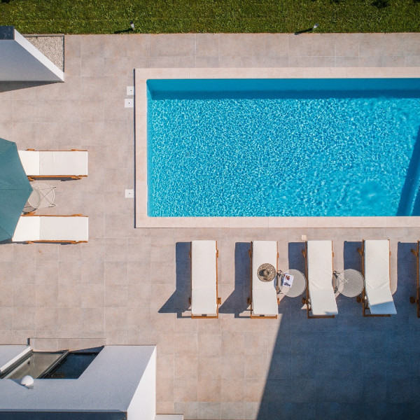 Villa Mateo, Villa Mateo mit beheiztem Pool, Valbandon, Istrien, Kroatien Valbandon