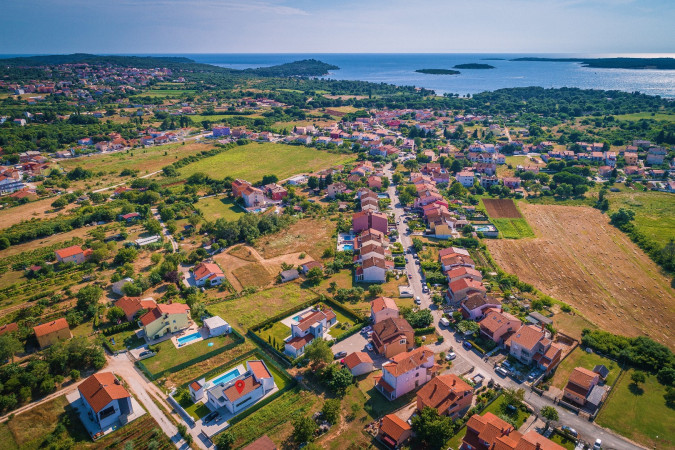 Au&szlig;enbereich, Villa Mateo mit beheiztem Pool, Valbandon, Istrien, Kroatien Valbandon