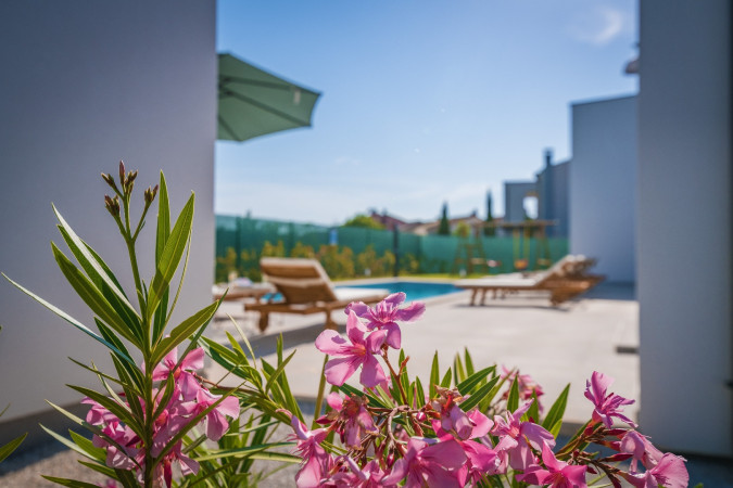 Villa Mateo mit beheiztem Pool, Valbandon, Istrien, Kroatien Valbandon