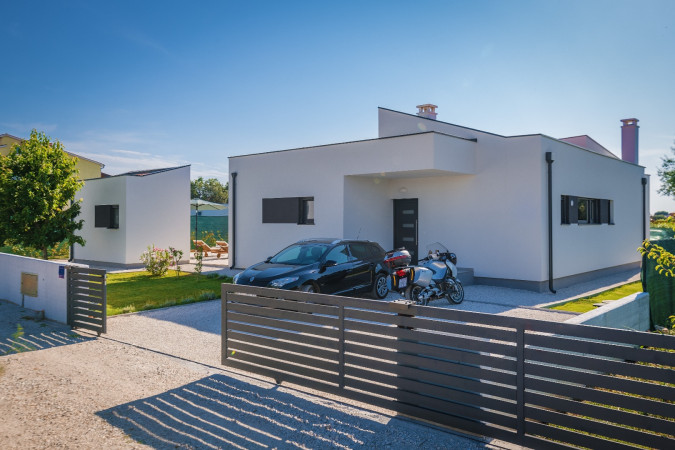 Au&szlig;enbereich, Villa Mateo mit beheiztem Pool, Valbandon, Istrien, Kroatien Valbandon